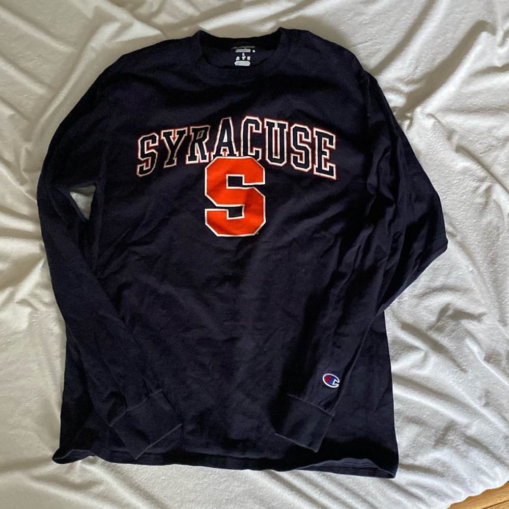 Syracuse long sleeve shirt by champion- large